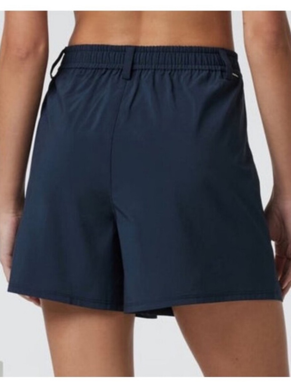 Vuori Navy Villa Trouser Shorts